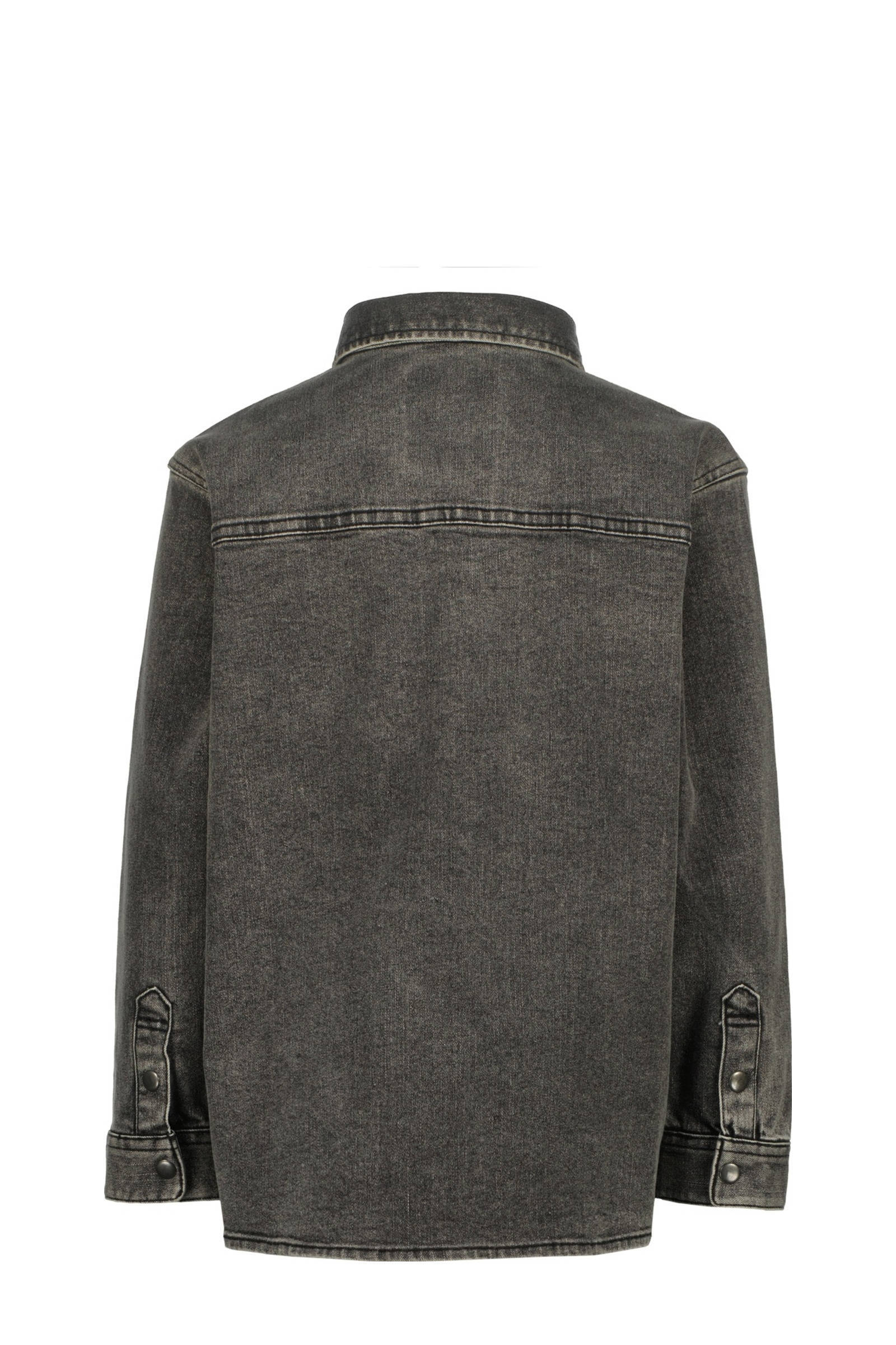 Vingino denim overshirt dark grey vintage
