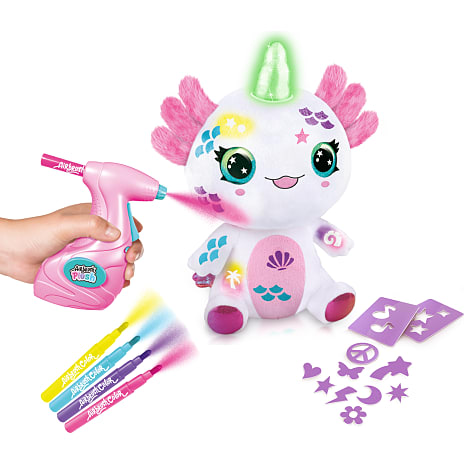 Airbrush Plush Axolotlcorn bamse 30 cm