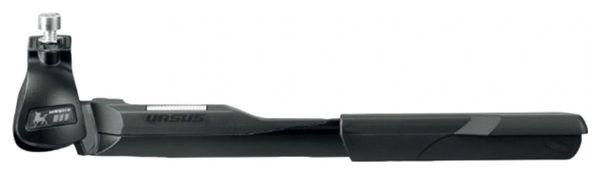 BEQUILLE VELO LATERALE URSUS KAISER NOIRE 26-28  REGLABLE RENFORCE - SUPPORT 55Kgs (LIVRE SUR CARTE)
