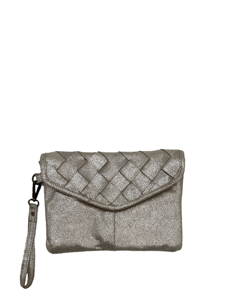 PIECES SAC EN CUIR CROSS BODY KENNAL ARGENTÉ