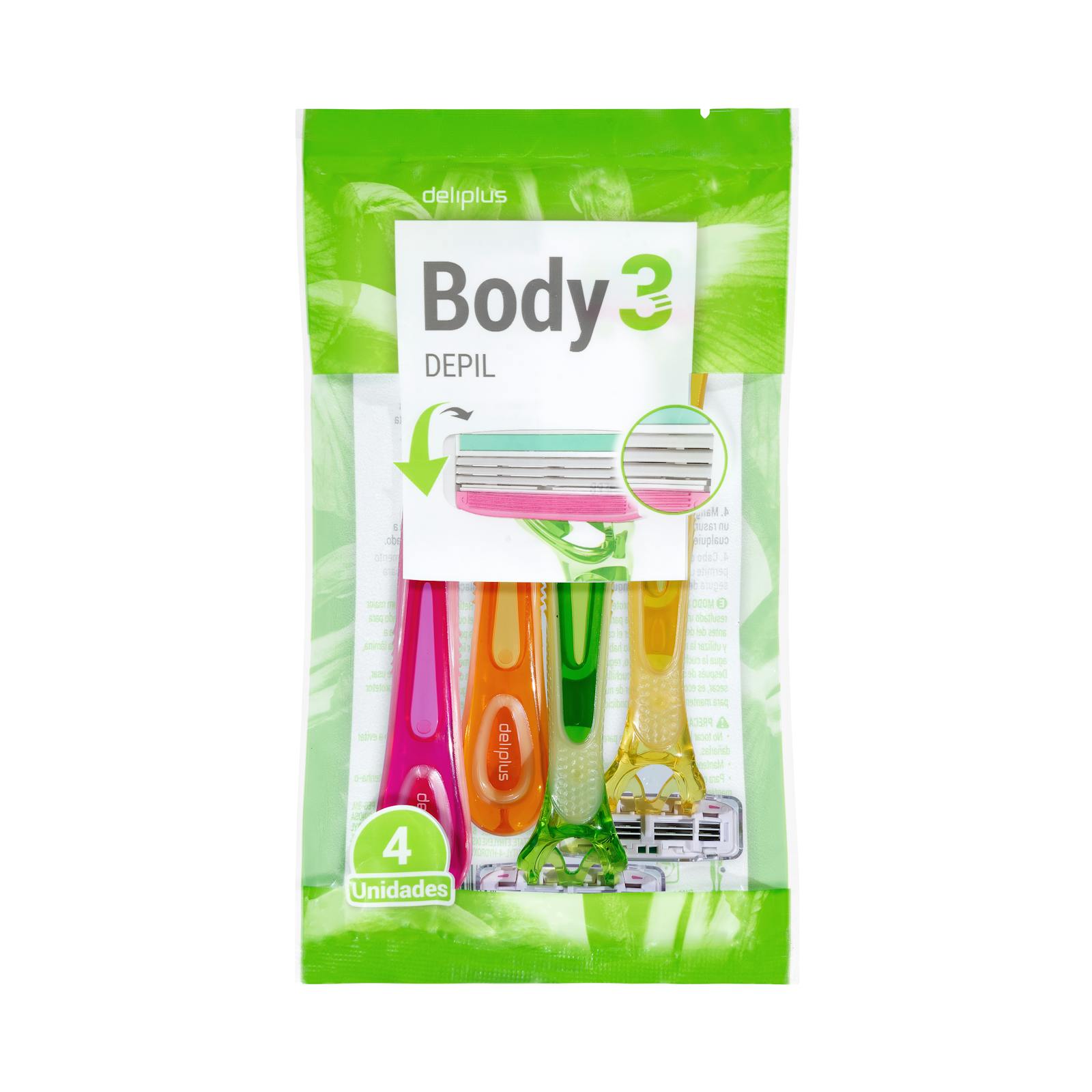 Rasoirs d'épilation à 3 lames Deliplus Body