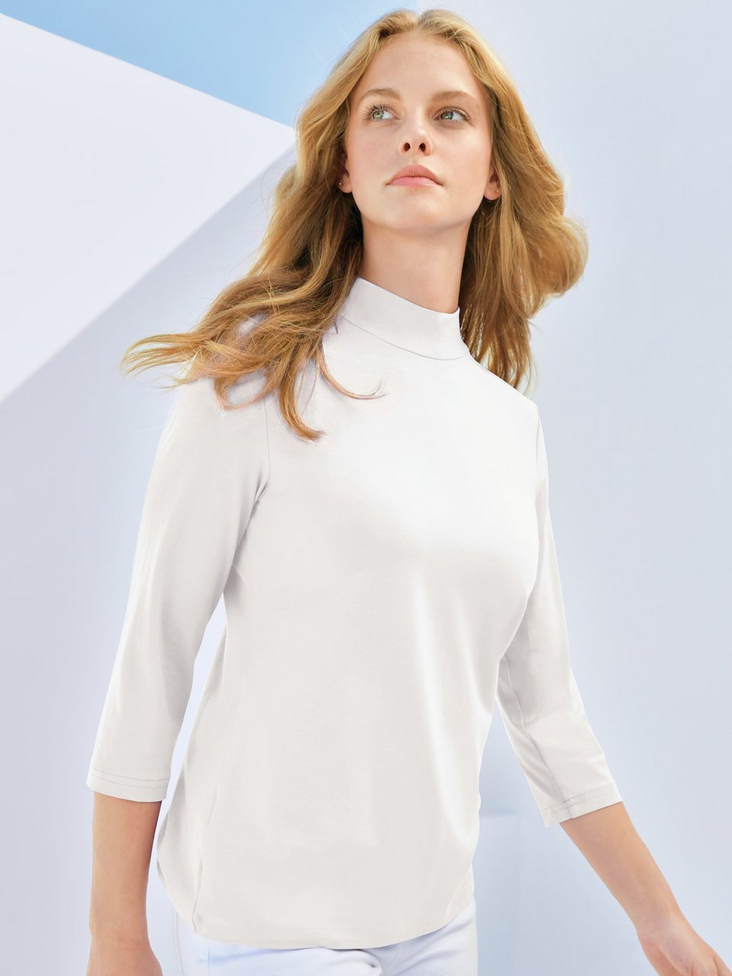 Rundhals-Shirt