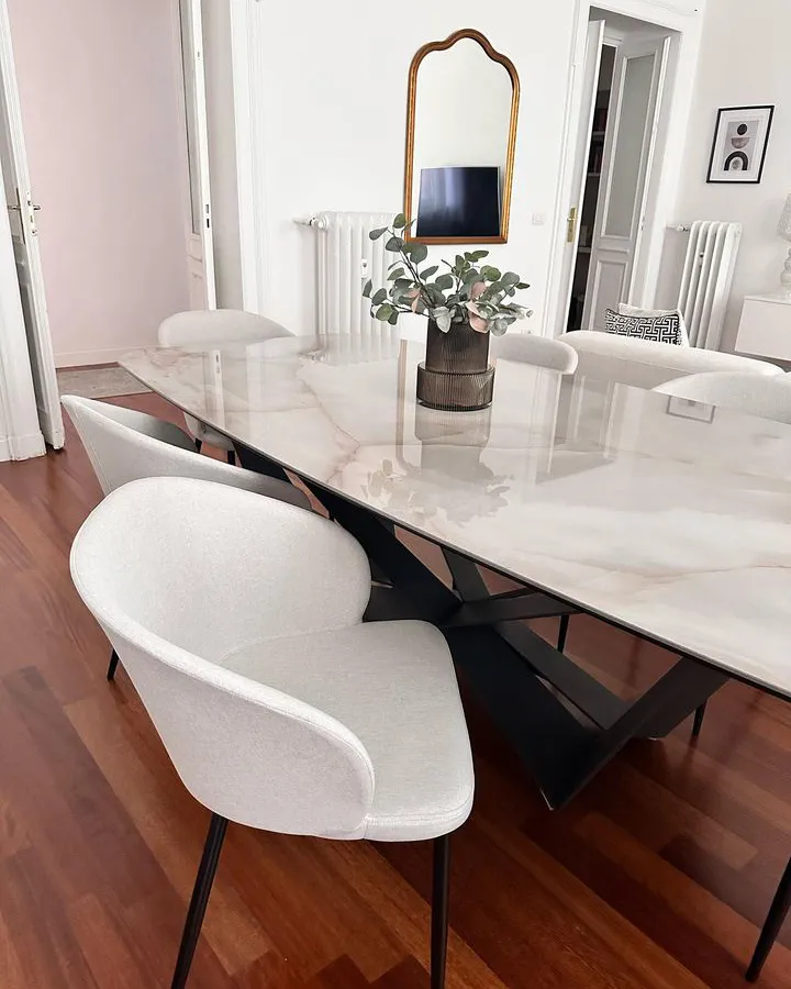 Set van 2 eetkamerstoelen MASON Lichtbeige