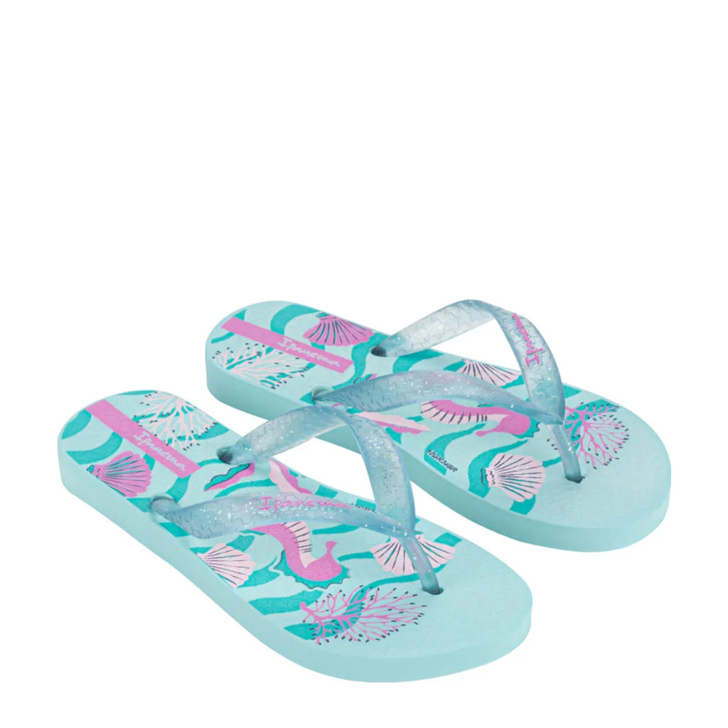 Ipanema Classicteenslippers blauw/roze