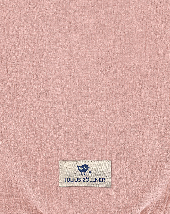 Musselin-Babyschlafsack TERRA gefüttert in dusty rose