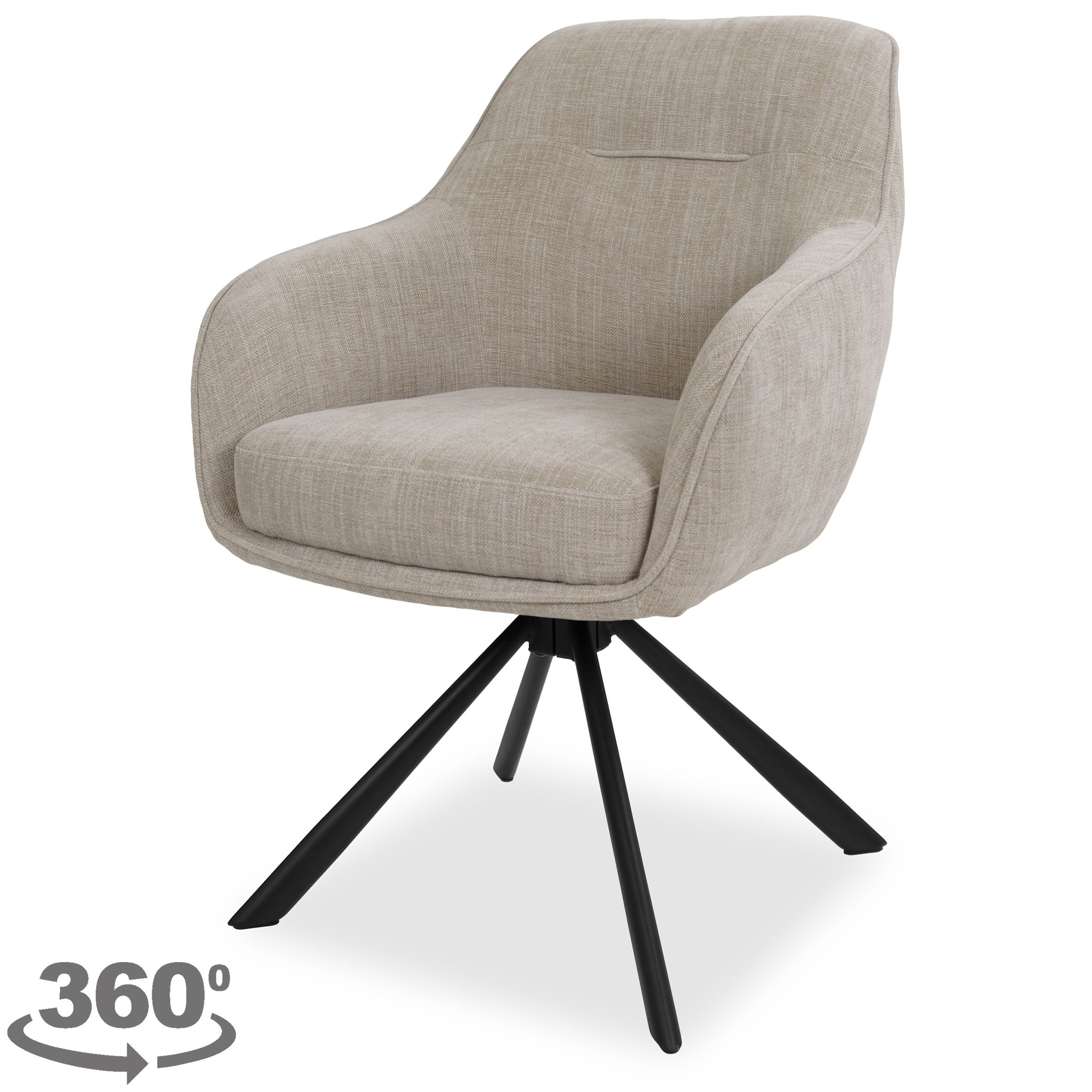 Eetkamerstoel Linen Madie B60 x D63 x H88 cm