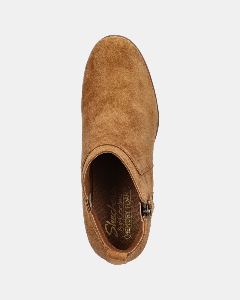 Skechers Taxi Enkellaarsjes  - cognac