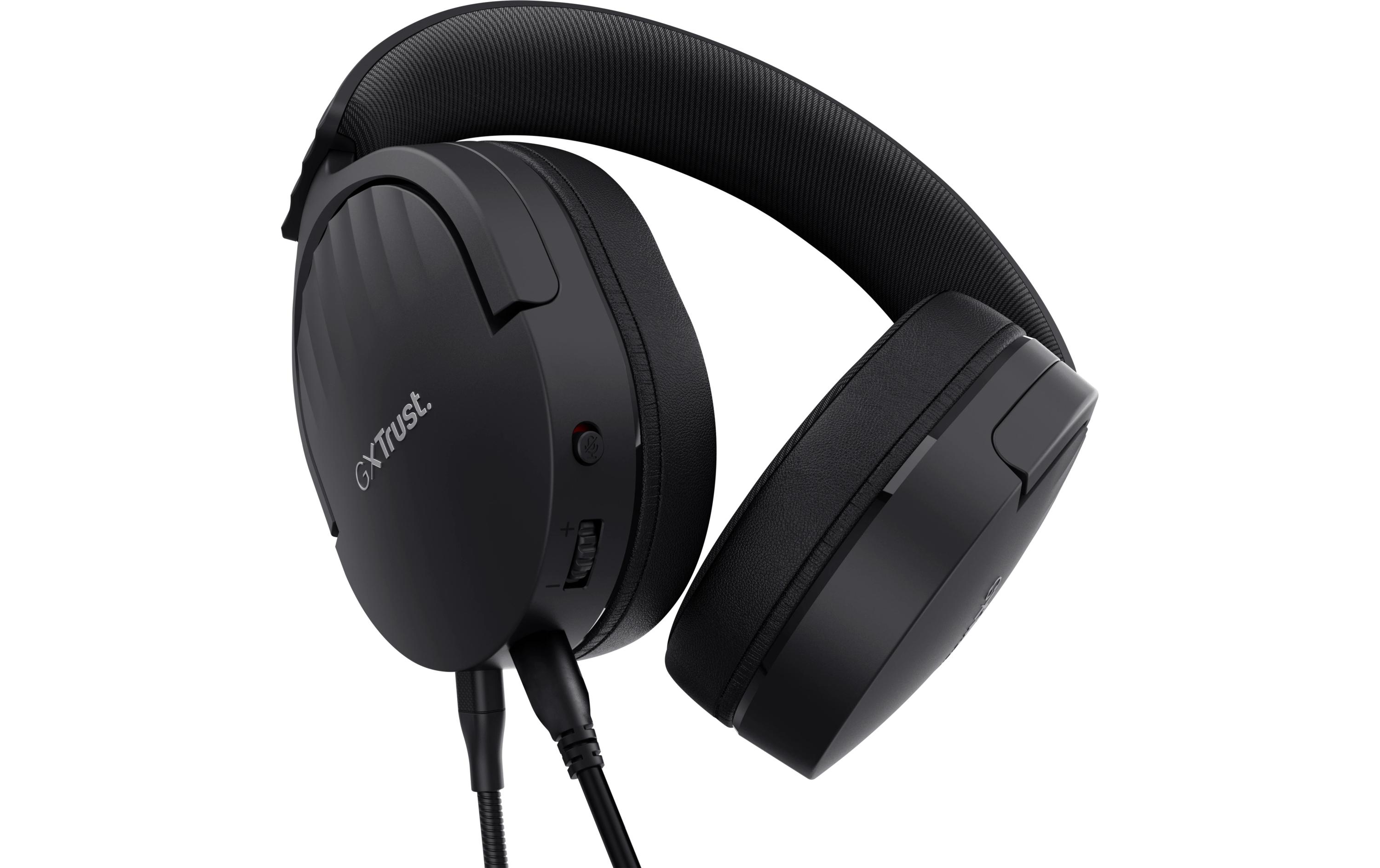 Headset GXT 489 FAYZO SchwarzLeistungsstarkes, ohrumschliessendes Gaming-Headset, hergestellt für PC, Laptop und Konsolen
