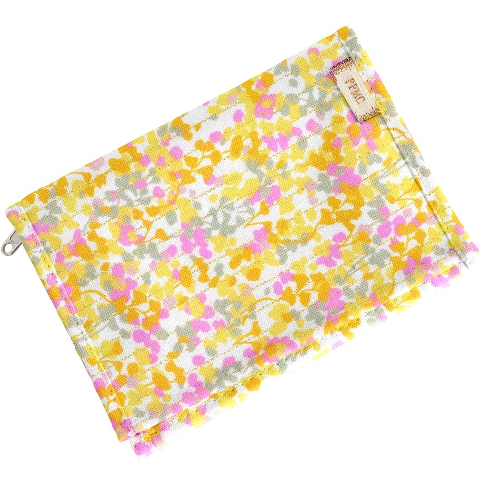 Portefeuille Compact Mimosa Jaune Rose