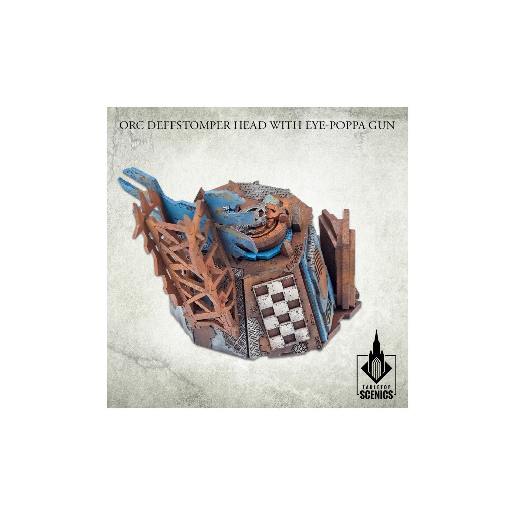 Orc Deffstomper Head with Eye-Poppa Gun