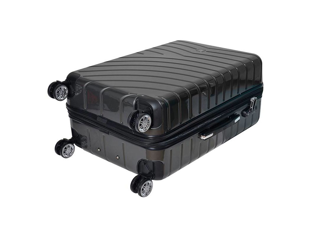 MALA DE VIAGEM GRANDE RÍGIDA AIRPORT CINZENTO ESCURO 8 RODAS 75CM