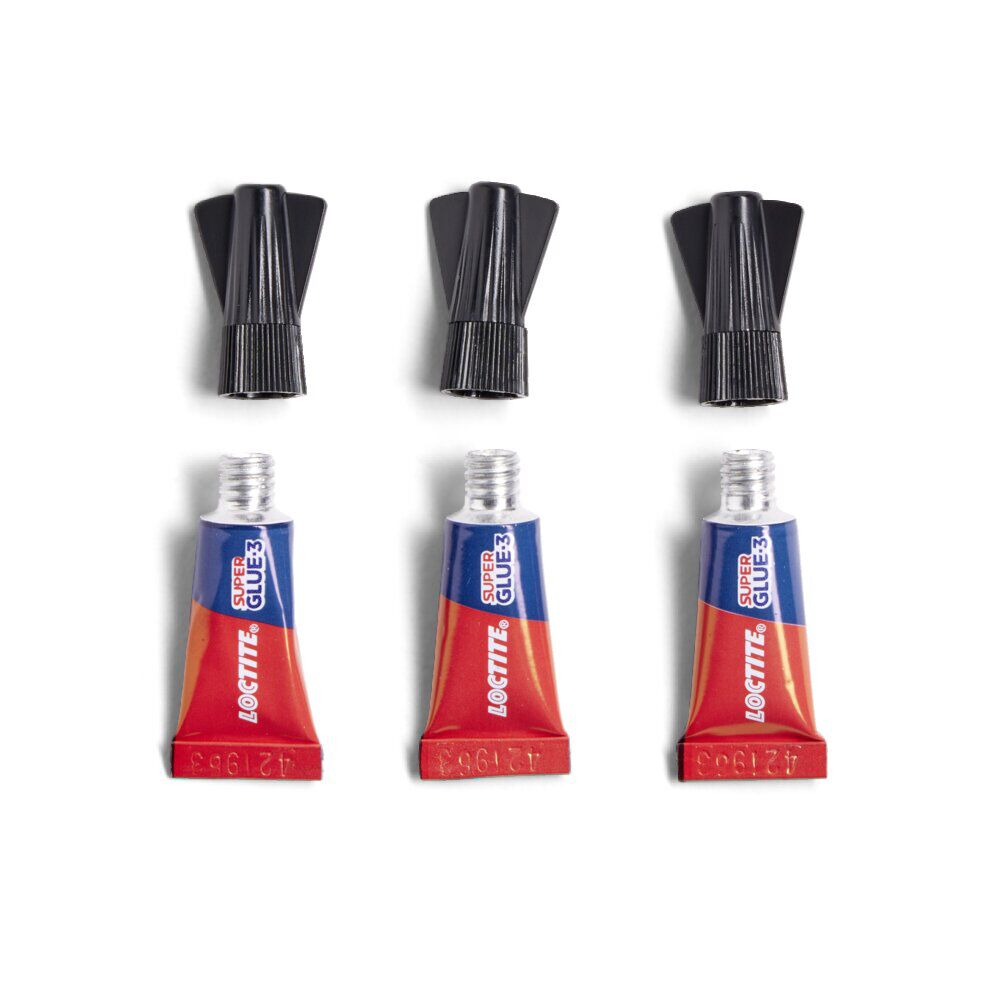 Lot de 3 colles instantanées Superglue-3 Loctite mini dose 1g