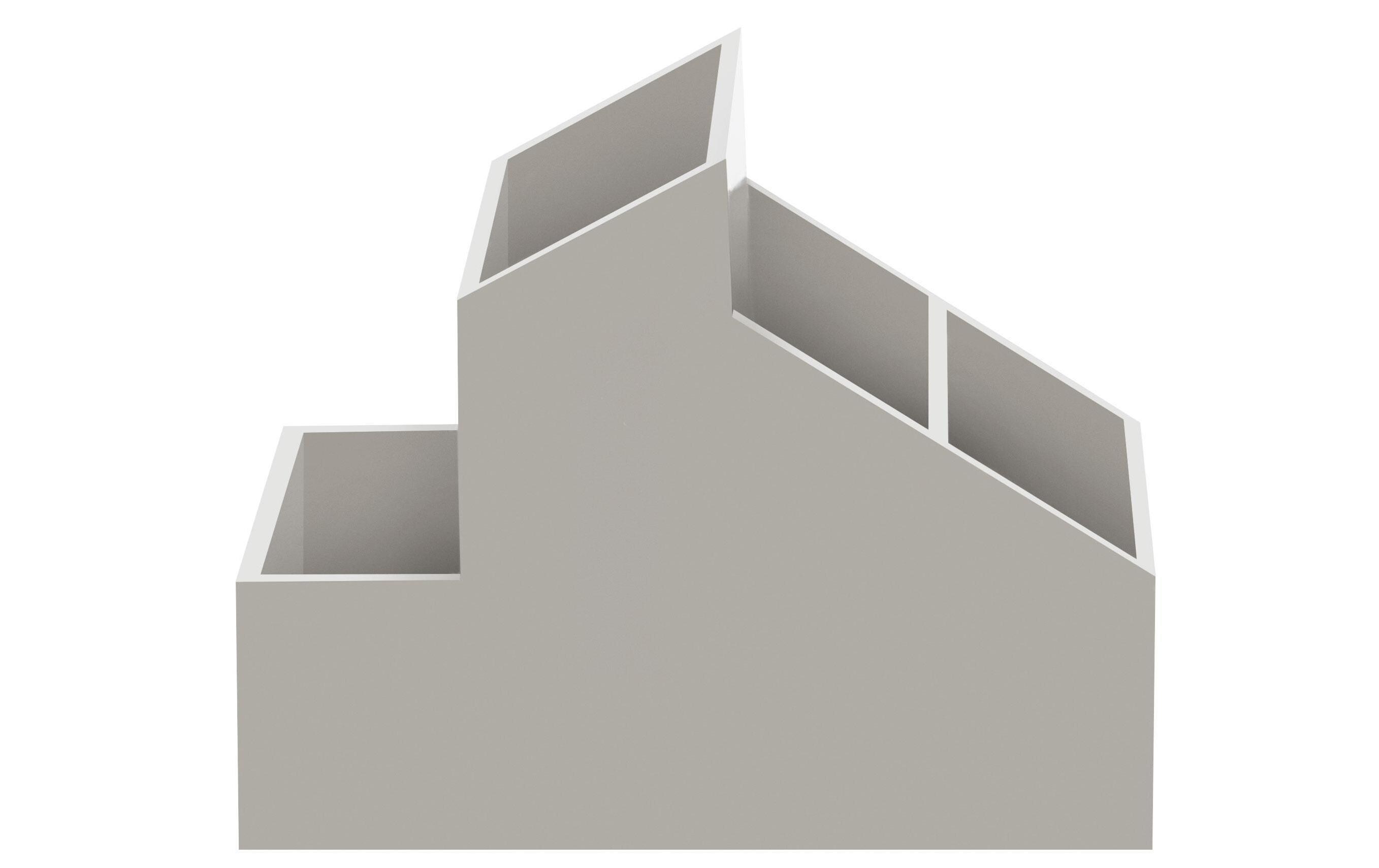 Bad-Utensilienhalter SKYLINE Storage 13 cm GrauDie praktische Skyline