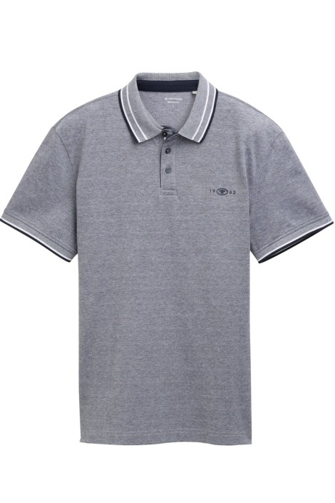 Tom Tailor blauwe heren polo
