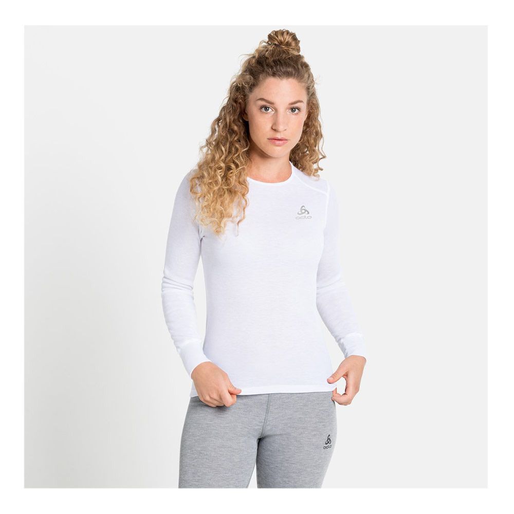 Odlo ACTIVE WARM ECO - Sous-couche Femme white