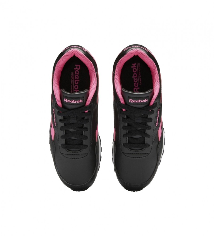 Tênis Reebok Royal Rewind, preto e rosa