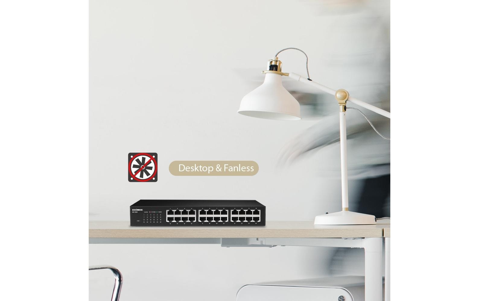 Switch GS-1024 24 Port<br>24-Port Gigabit Switch