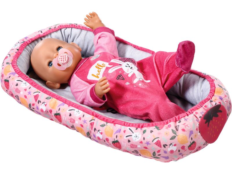 Baby Born Puppenzubehör Baby Nestchen Puppennest im niedlichen Bären-Design