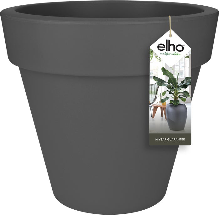 Elho bloempot Pure antraciet D 39 H 35,7 cm