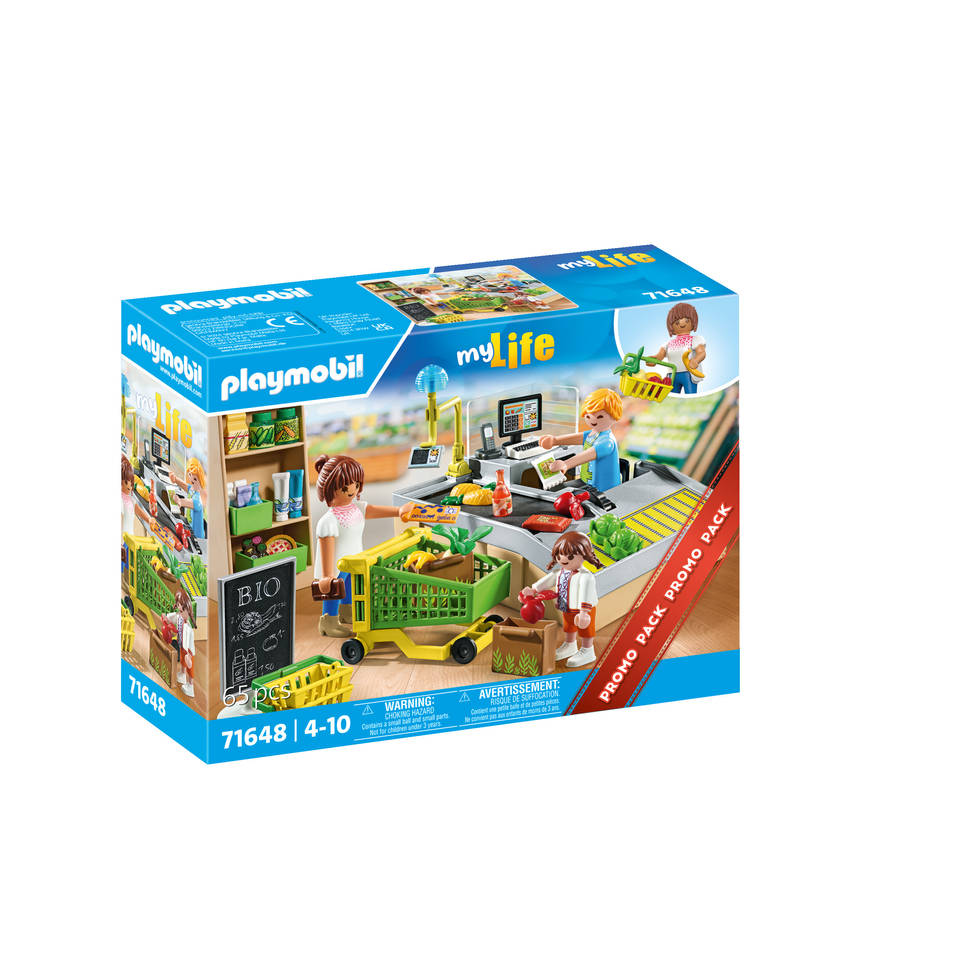 PLAYMOBIL My Life promopack biologische supermarkt 71648