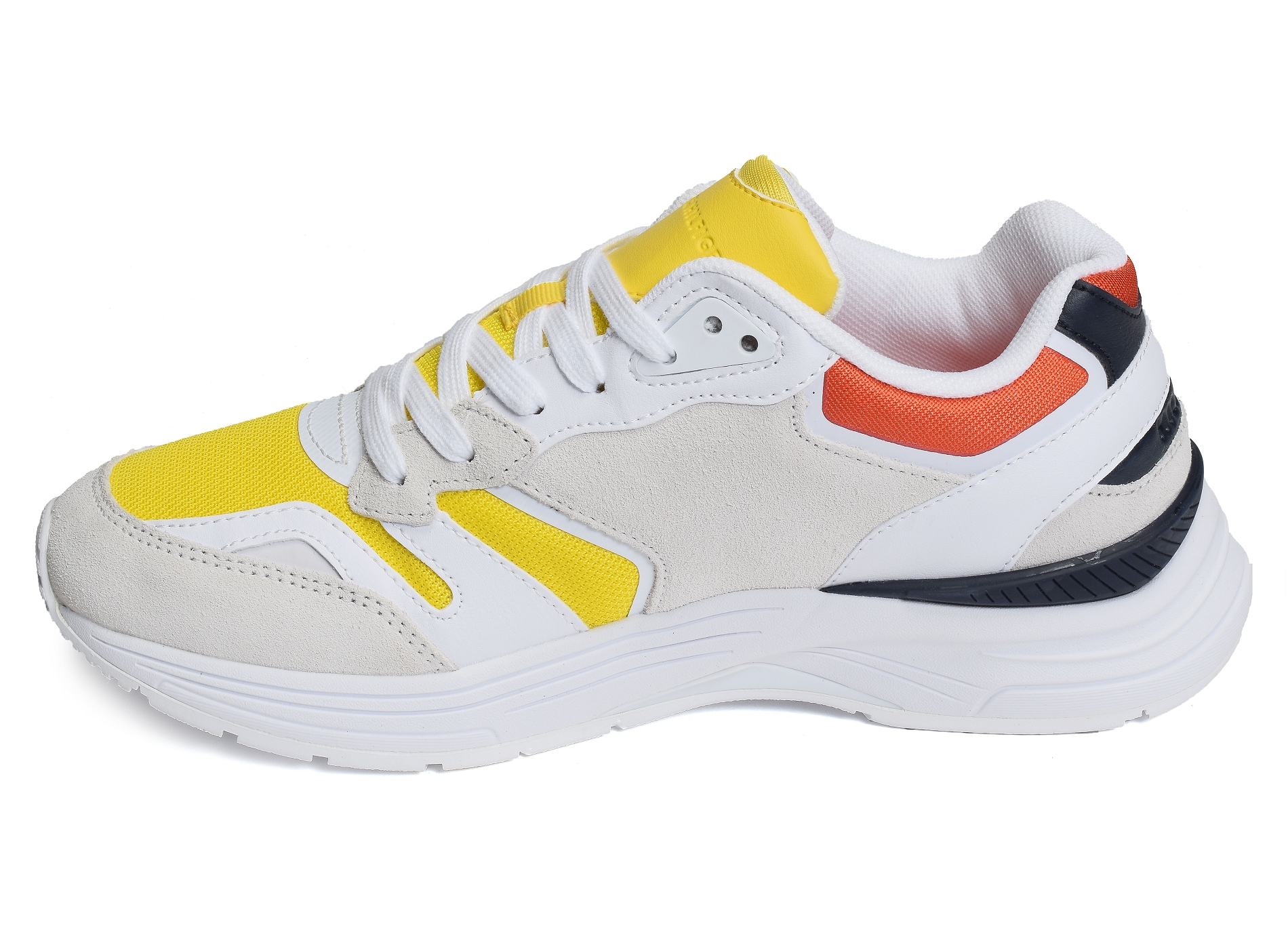 Modern prep sneaker mix 4498 blanc multicolore