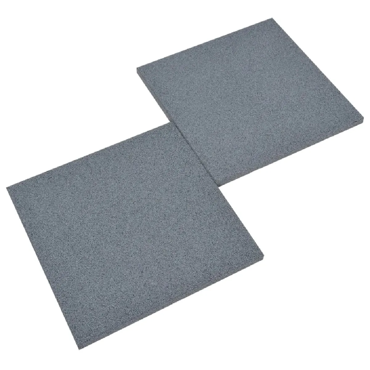 vidaXL Carreaux de protection antichoc - Gris