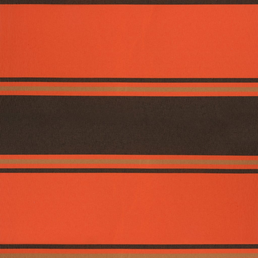 Auvent rétractable automatique orange et marron 3x2,5 m
