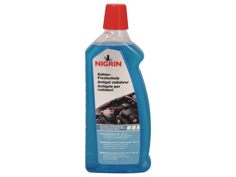 NIGRIN Kühlerfrostschutz 1000 ml Benzin/Diesel Kühlerschutz; Betriebstemperatur min.: 0 °C