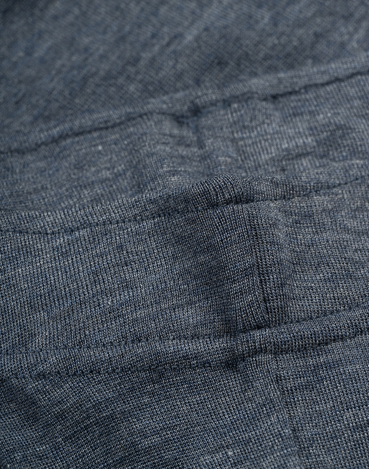 Legging met ruches van merinowol/zijde voor dames