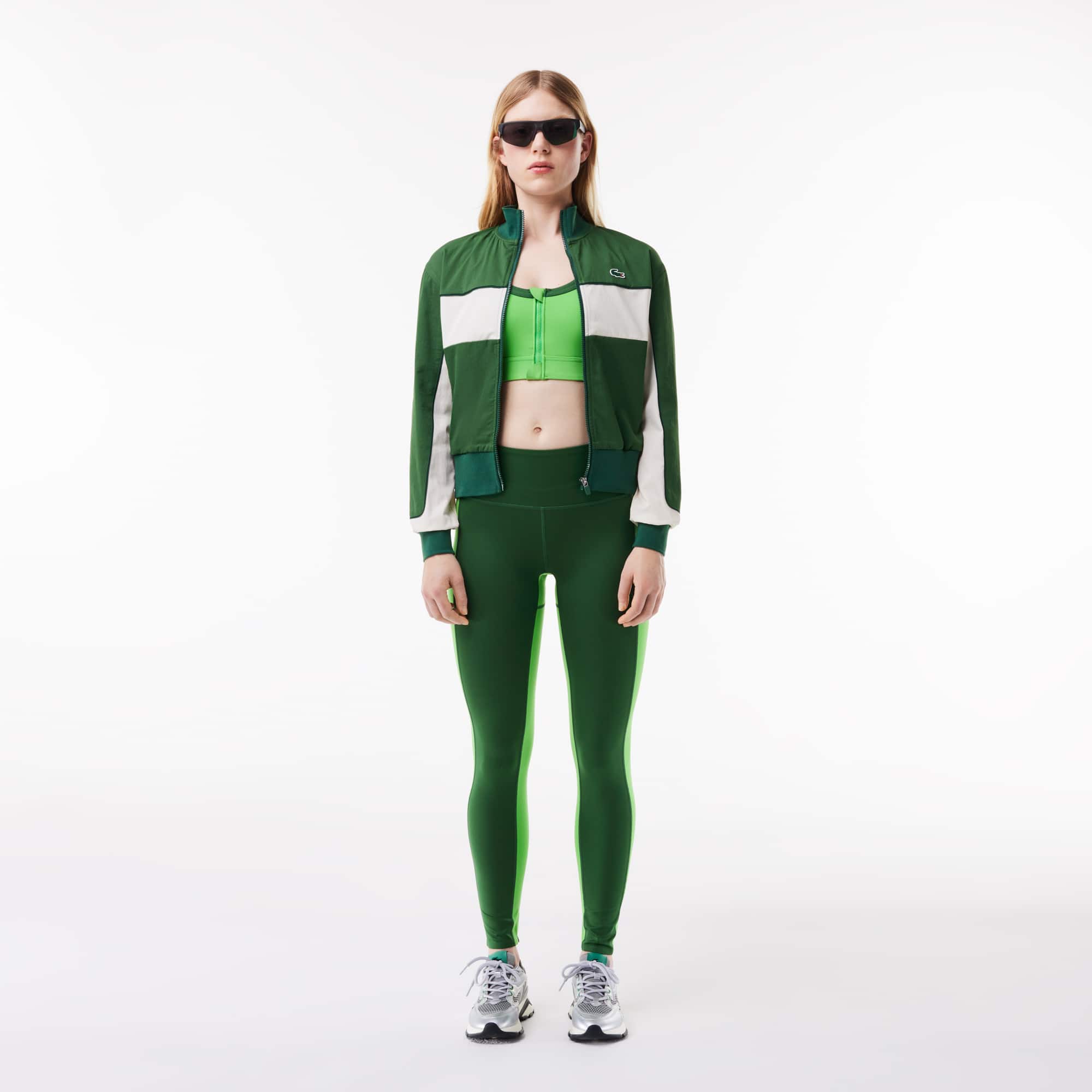 Legging Sport color-block stretch Ultra-Dry Pantalons de survêtement - Vert - Lacoste - Femme