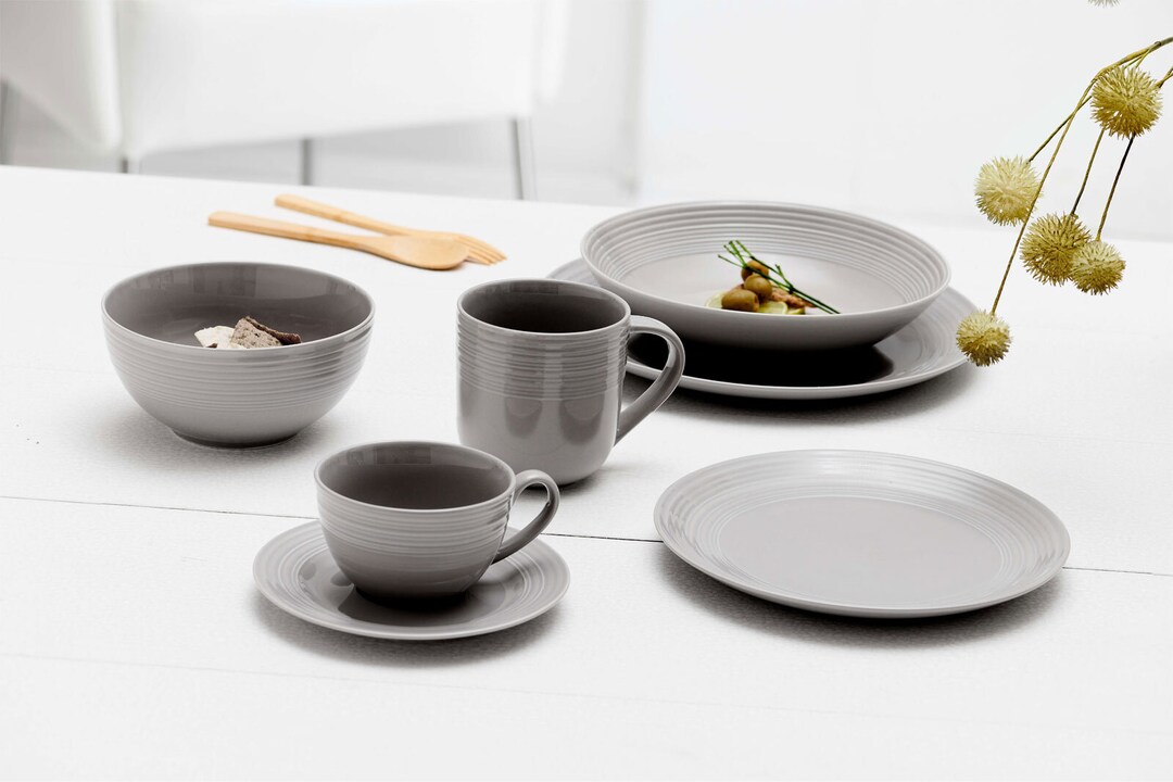 Ritzenhoff & Breker Untertasse LEVI 6er Set grau