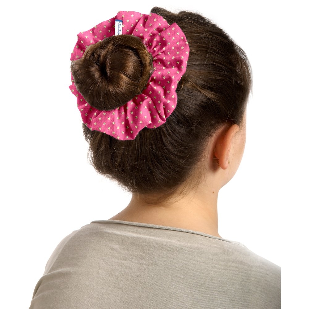 Chouchou Etoile Or Fuchsia