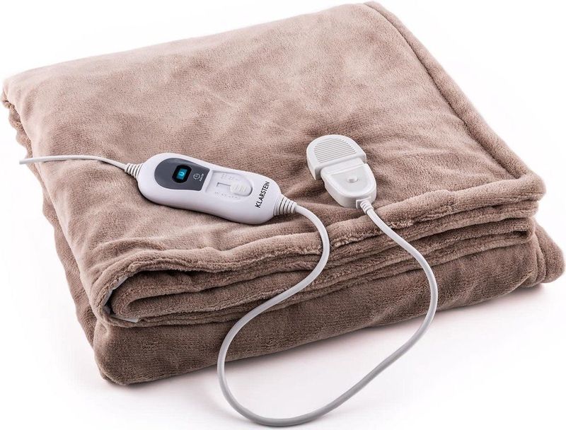 Dr. Watson XL elektrische deken 120 W 3 temperatuurniveaus 180 x 130 cm bedieningspaneel