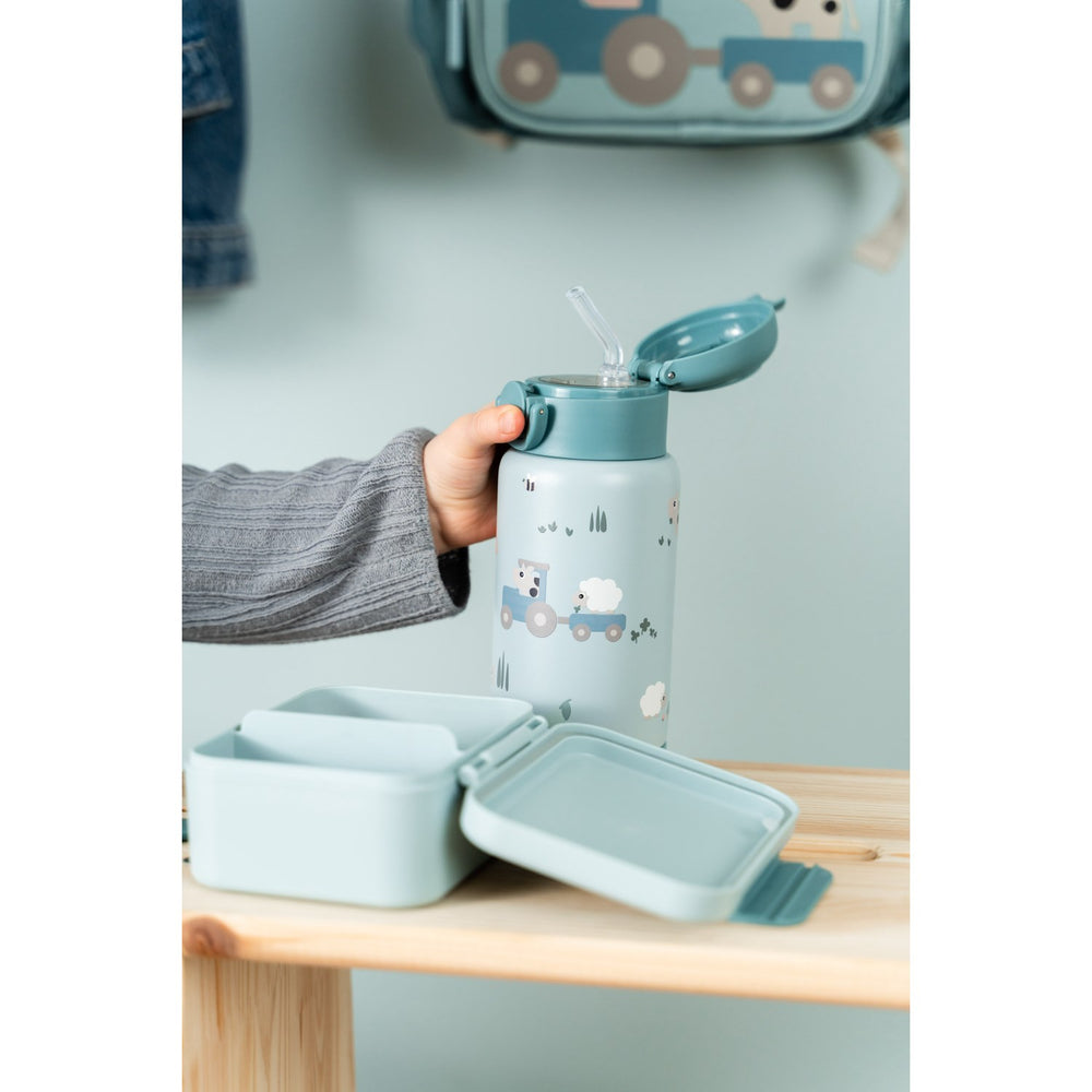 Køb DonebyDeer Blue Tiny Farm Tiny Madkasse Med Snack Picks