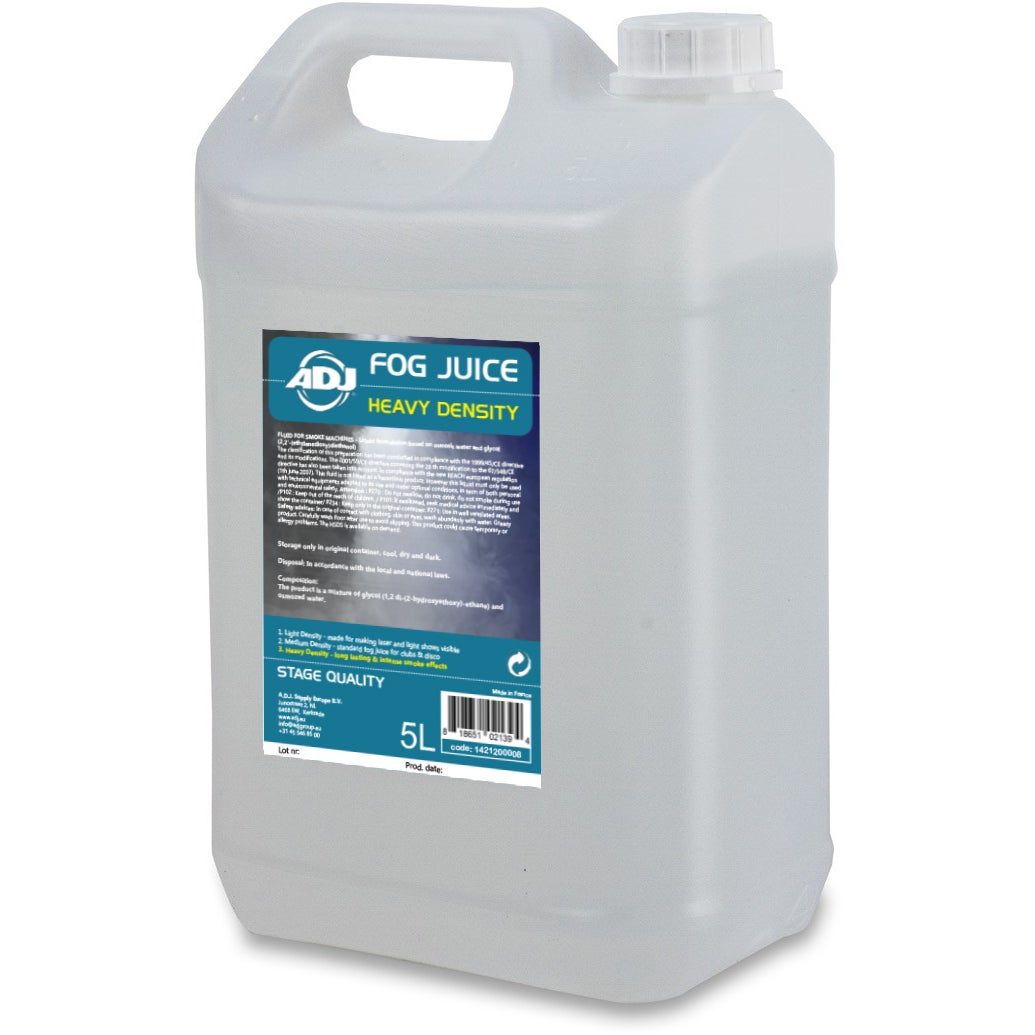 ADJ Basic Fog fluid III Heavy 5.00 liter rookvloeistof