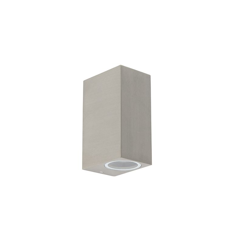 Moderne wandlamp aluminium 2-lichts IP44 - Baleno