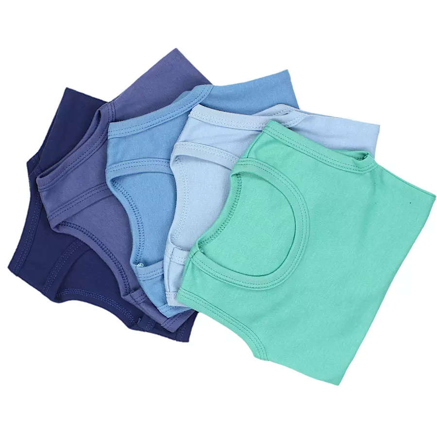 TupTam Baby Jungen Achselbody 5er Pack blau
