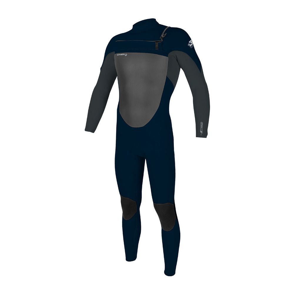 O'Neill EPIC CHEST ZIP FULL - Combinaison intégrale 4/3mm Homme abyss/gunmetal