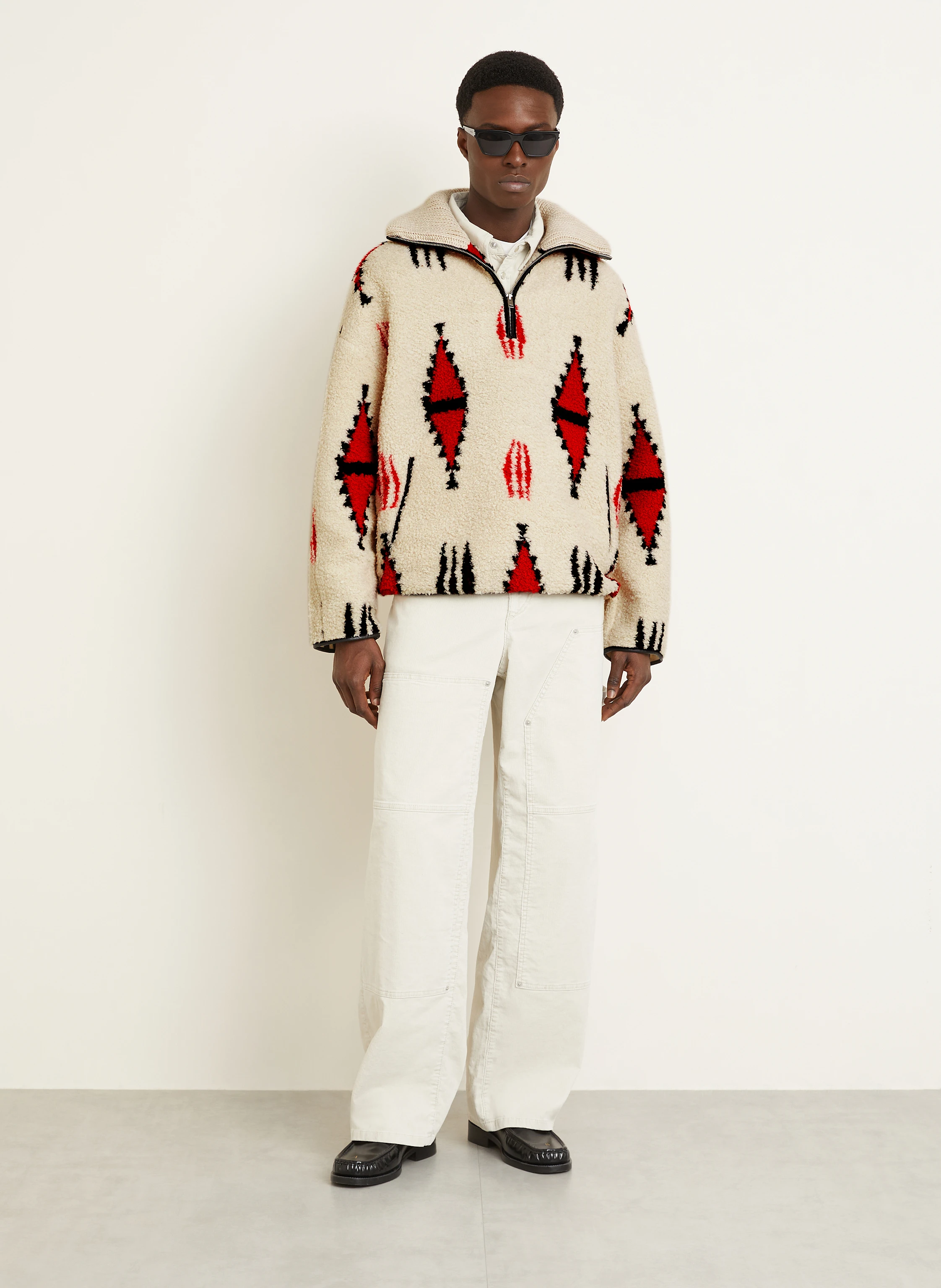 ISABEL MARANT Schlupfjacke MARLO mit Teddyfell