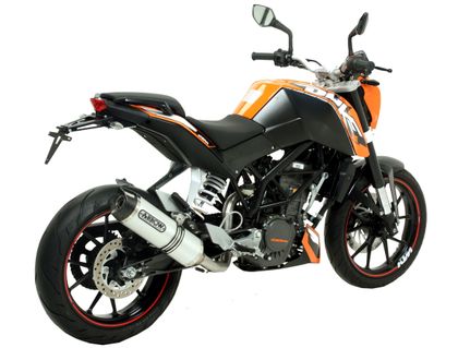 Silencieux Arrow Alu thunder embout acier - Gris