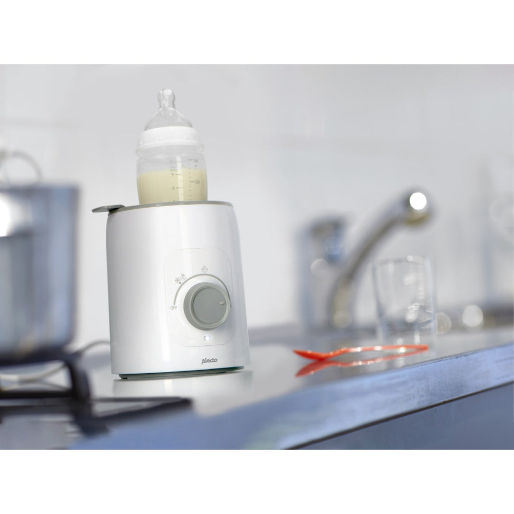 Køb Alecto White Flaske Warmer