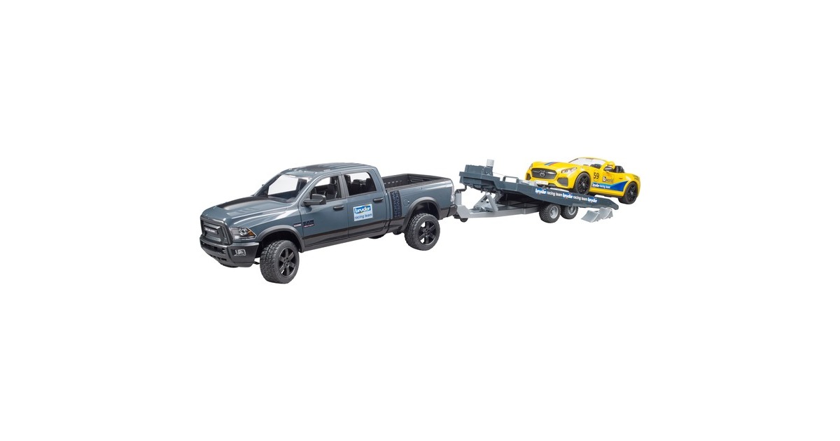 bruderRAM 2500 Power Wagon en Roadster Bruder Racing Team Modelvoertuig  (02504)