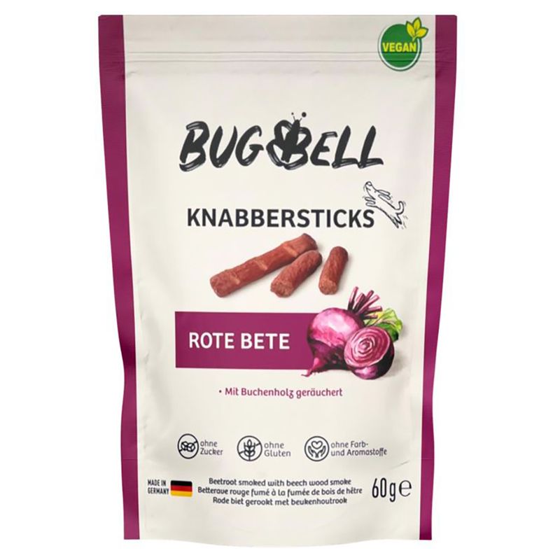 BugBell Bâtonnets à grignoter à la betterave rouge