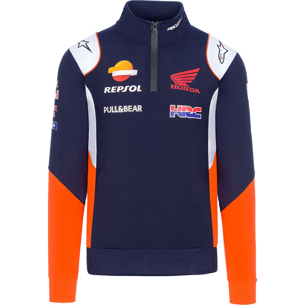 Honda Repsol - Sweatshirt Teamwear 2020 Bleu / Orange / Blanc