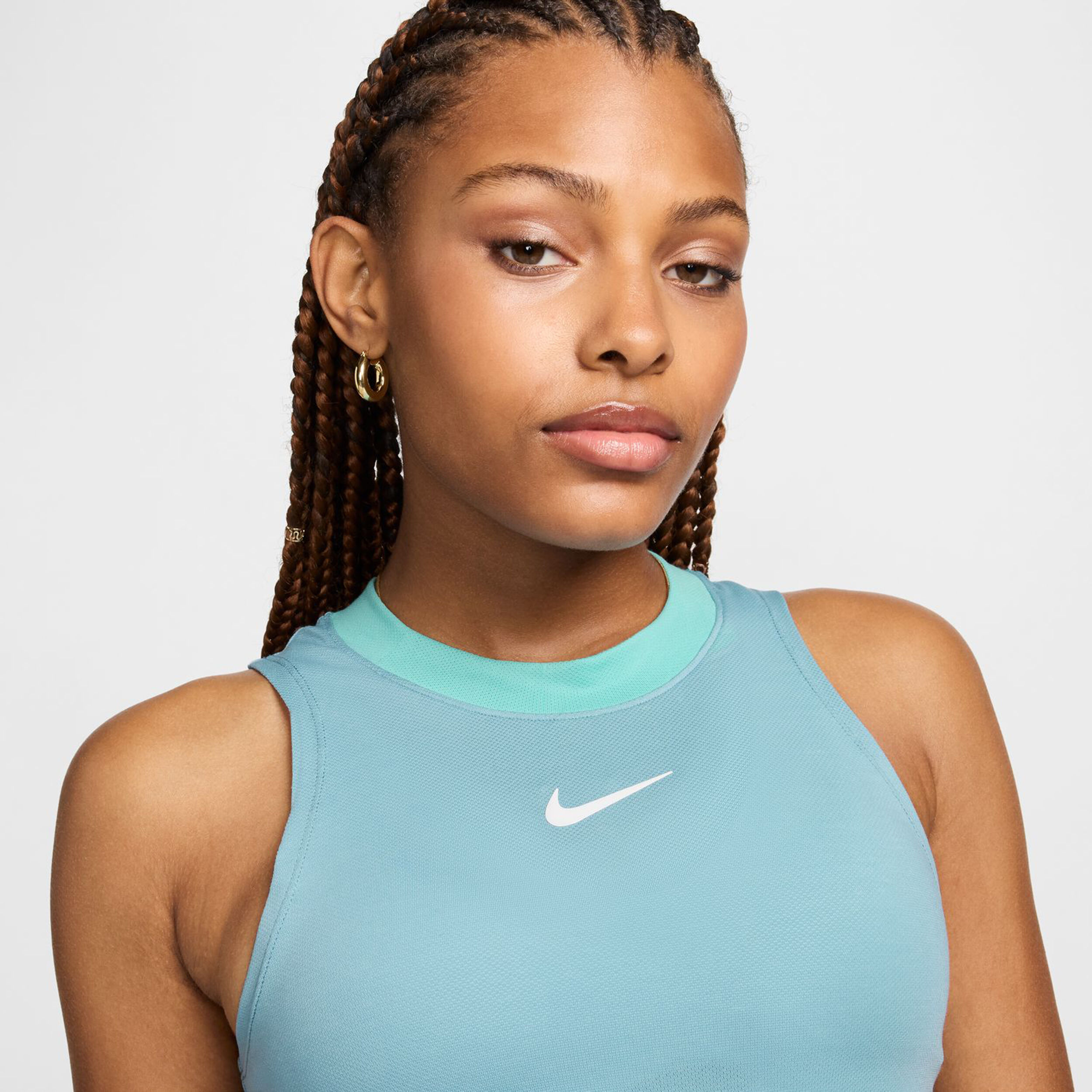 Nike Dri-Fit Court Advantage Débardeur Tank Top Femmes - Turquoise