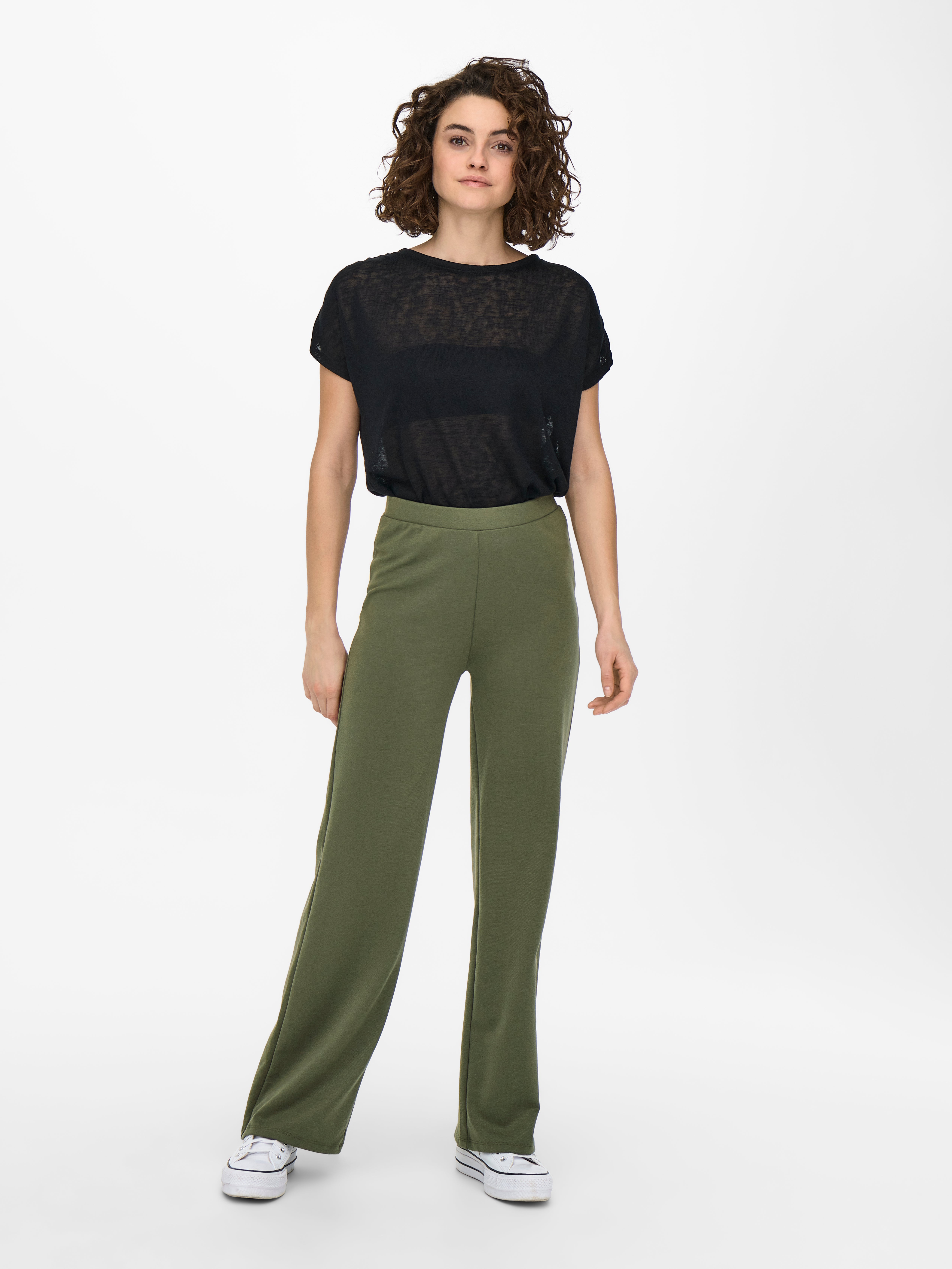 ONLFEVER Locker geschnitten Hose mit weitem Beinschnitt Kalamata