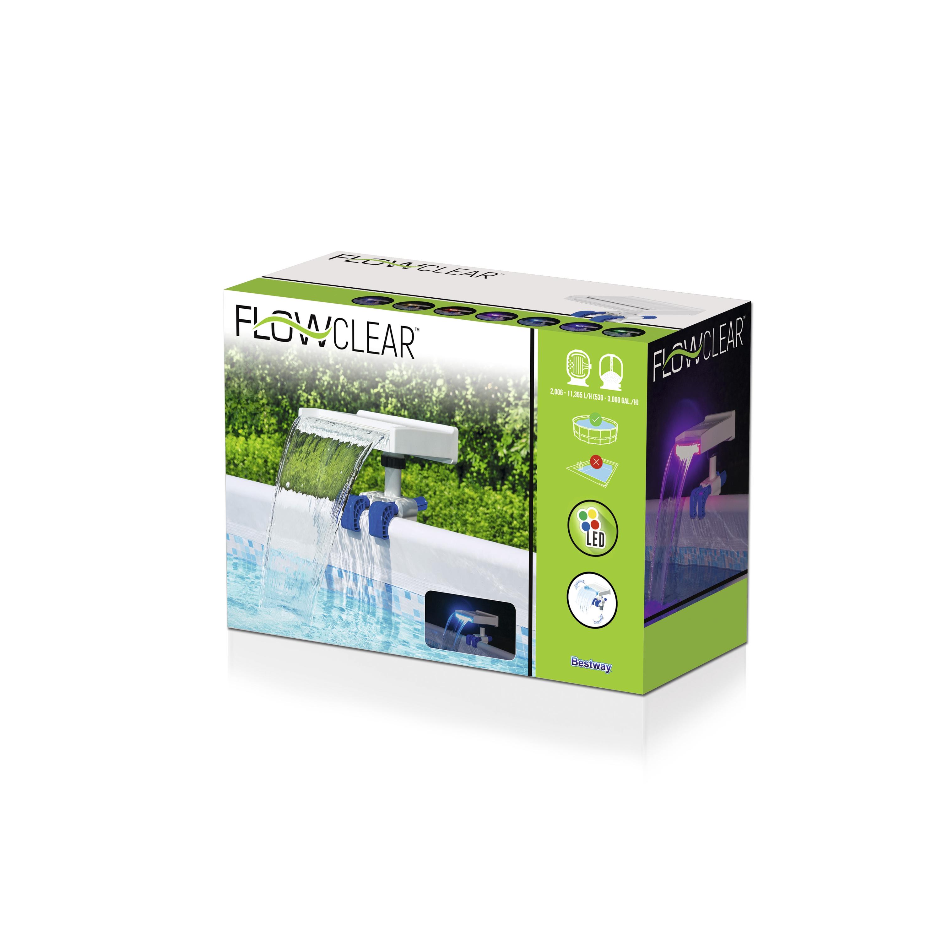 LED Pool Wasserfall Flowclear