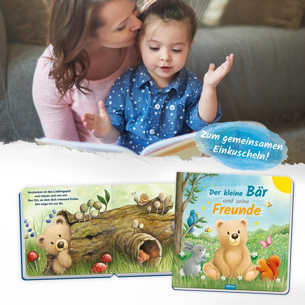 Trötsch Pappenbuch mit Reimen Der kleine Bär und seine Freunde