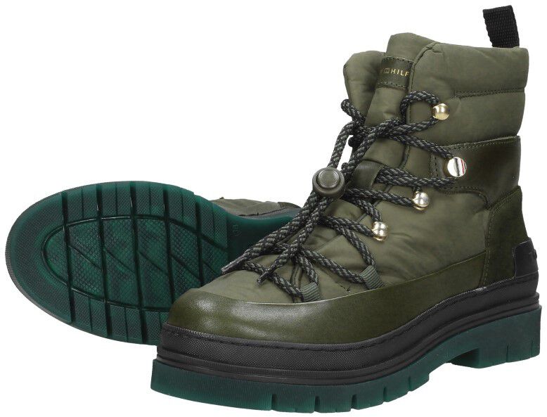 Tommy Hilfiger Laced Outdoor Boot groen