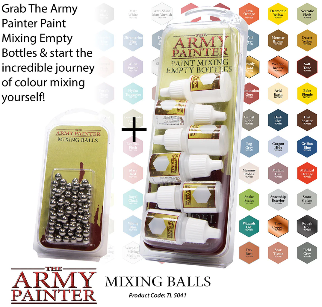 The Army Painter  Mixing balls    Der Schlüssel zu perfektem Farbmix
